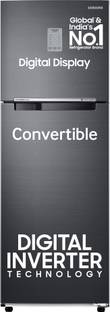Samsung 256 L Frost Free Double Door 3 Star Convertible Refrigerator  with Digital Inverter and Display