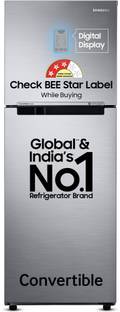 Samsung 236 L Frost Free Double Door 3 Star Convertible Refrigerator  with Digital Inverter and Display