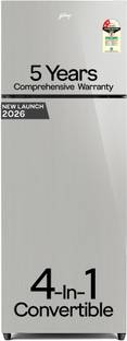 Godrej 308 L Frost Free Double Door 2 Star Refrigerator  with Powered by AI Tech With 4-In-1 Convertib...