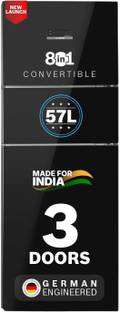 BOSCH 335 L Frost Free Triple Door 3 Star Convertible Refrigerator