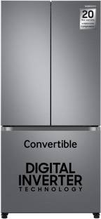 SAMSUNG 550 L Frost Free French Door Bottom Mount Convertible Refrigerator  with Digital Inverter