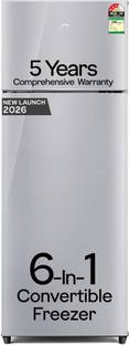 Godrej 223 L Frost Free Double Door 3 Star Refrigerator  with 6-in-1 Freezer Convertible 30 Days Farm ...