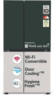 LG 650 L Frost Free Side by Side 3 Star Convertible Refrigerator  with with Smart Inverter Compressor,...