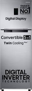 SAMSUNG 322 L Frost Free Double Door 3 Star Convertible Refrigerator  with Digital Inverter, Convertible 5-in-1 and Display