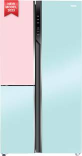 Haier 598 L Frost Free Multi-Door 3 Star Convertible Refrigerator with 83% Convertible Fridge SpaceDi...