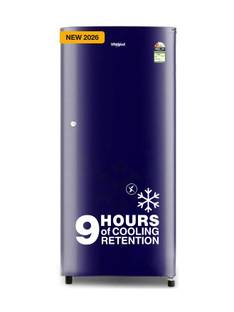 Whirlpool 184 L Direct Cool Single Door 2 Star Refrigerator  with upto 9 hour cooling retention, fridg...
