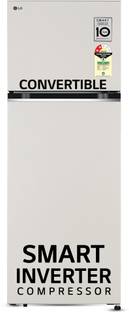 LG 272 L Frost Free Double Door 2 Star Convertible Refrigerator  with Smart Inverter Compressor & Mult...