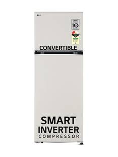 LG 272 L Frost Free Double Door 2 Star Convertible Refrigerator  with Smart Inverter Compressor & Mult...