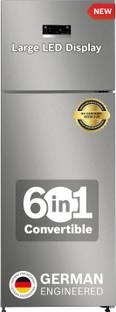 BOSCH 334 L Frost Free Double Door 2 Star Convertible Refrigerator  with Large LED Display, Inverter , VitaFresh Technology for 10 Day Freshness, Integrated Handle