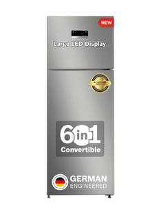 BOSCH 334 L Frost Free Double Door 2 Star Convertible Refrigerator  with Large LED Display, Inverter ,...