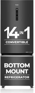 Haier 325 L Frost Free Double Door Bottom Mount 3 Star Convertible Refrigerator  with 3-Star 14 In 1 C...