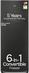 Godrej 244 L Frost Free Double Door 3 Star Refrigerator  with AI Powered 6-in-1 Freezer Convertible 30...