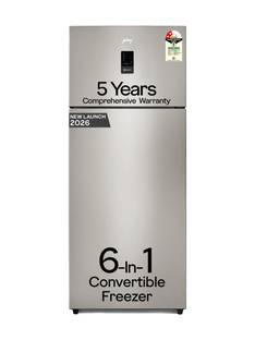 Godrej 436 L Frost Free Double Door 2 Star Refrigerator  with AI Tech, Digital Inverter, And 95%+ Food...