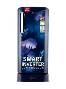 LG 185 L Direct Cool Single Door 5 Star Refrigerator with Base Drawer  with Smart Inverter Compressor,...