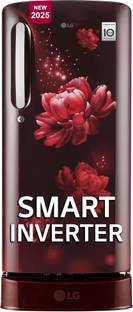 LG 185 L Direct Cool Single Door 5 Star Refrigerator with Base Drawer  with Smart Inverter Compressor, Fast Ice Making