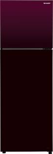 Sharp 306 L Frost Free Double Door Top Mount 2 Star Refrigerator