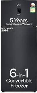 Godrej 436 L Frost Free Double Door 1 Star Refrigerator  with AI Powered 6-in-1 Freezer Convertible Ad...