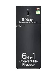Godrej 436 L Frost Free Double Door 1 Star Refrigerator  with AI Powered 6-in-1 Freezer Convertible Ad...
