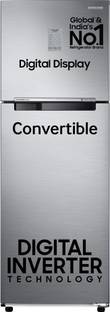 Samsung 256 L Frost Free Double Door 3 Star Refrigerator  with Digital Inverter and Display