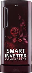 LG 205 L Direct Cool Single Door 4 Star Refrigerator with Base Drawer  with Smart Inverter Compressor, Humidity Controller & Moist 'N' Fresh