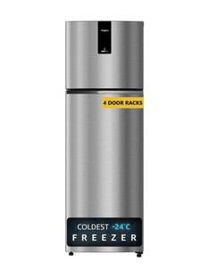 Whirlpool 235 L Frost Free Double Door 2 Star Refrigerator  with Coldest -24 C Freezer