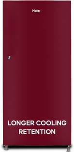 Haier 190 L Direct Cool Single Door 2 Star Refrigerator  with 1 Hour Icing TechnologyToughned Glass ShelfLarge Vegetable Box