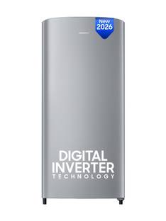 Samsung 183 L Direct Cool Single Door 2 Star Refrigerator  with Digital Inverter, Single Touch Defrost...