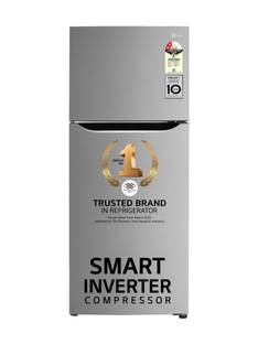 LG 242 L Frost Free Double Door 2 Star Refrigerator  with Smart Inverter Compressor, Multi Air Flow, &...