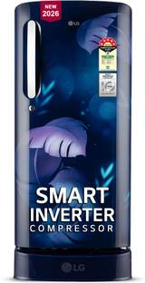 LG 185 L Direct Cool Single Door 5 Star Refrigerator with Base Drawer with Smart Inverter Compressor,...