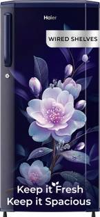 Haier 165 L Direct Cool Single Door 1 Star Refrigerator with Diamond Edge Freezing Technology, Easy &...