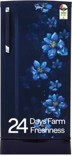 Godrej 183 L Direct Cool Single Door 2 Star Refrigerator  with Jumbo Vegetable Tray and Toughened Glass Shelves