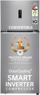 LG 398 L Frost Free Double Door Top Mount 3 Star Convertible Refrigerator