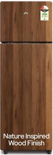 Godrej 244 L Frost Free Double Door 2 Star Refrigerator  with Wood Finish and Advanced Inverter Technology