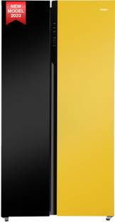 Haier 602 L Frost Free Side by Side Convertible Refrigerator  with 100% Convertible Fridge SpaceDigital Control Panel360 Degree CoolingMagic Convertible ZoneExpert Inverter 2-Door