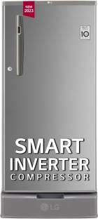 LG 185 L Direct Cool Single Door 4 Star Refrigerator with Base Drawer  with Smart Inverter Compressor,...