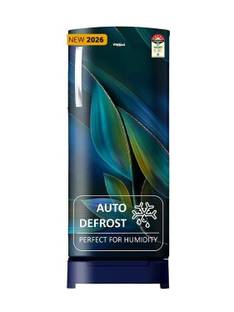 Whirlpool 236 L Direct Cool Single Door 5 Star Refrigerator with Auto Defrost Technology, (2026 Model...