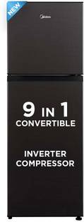 Midea 233 L Frost Free Double Door Top Mount 3 Star Convertible Refrigerator