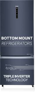 Haier 445 L Frost Free Double Door Bottom Mount 2 Star Convertible Refrigerator  with Convertible 14-in-11 hour IcingDigital Control Panel
