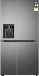 LG 630 L Frost Free Side by Side 3 Star Refrigerator