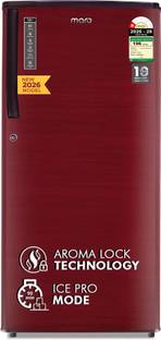 MarQ by Flipkart 183 L Direct Cool Single Door 1 Star Refrigerator with Toughened Glass Shelves and L...