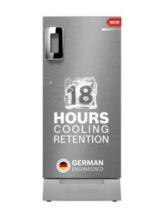 BOSCH 207 L Direct Cool Single Door 3 Star Refrigerator with Base Drawer with Industrys largest veget...