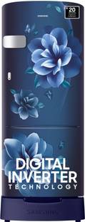 SAMSUNG 223 L Direct Cool Single Door 3 Star Refrigerator with Base Drawer  with Digital Inverter