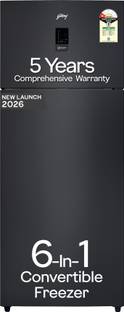 Godrej 415 L Frost Free Double Door 1 Star Refrigerator  with AI Powered 6-in-1 Freezer Convertible Ad...