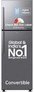 Samsung 236 L Frost Free Double Door 2 Star Convertible Refrigerator  with Digital Inverter and Display