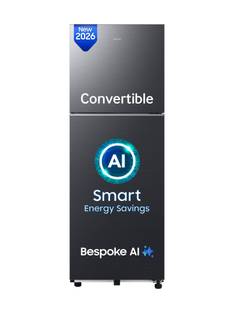 Samsung 236 L Frost Free Double Door 3 Star Convertible Refrigerator with Convertible, Wifi Enabled, ...