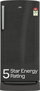 Godrej 194 L Direct Cool Single Door 5 Star Refrigerator with Base Drawer  with Turbo Cooling Technology With Energy Efficient Inverter Compressor