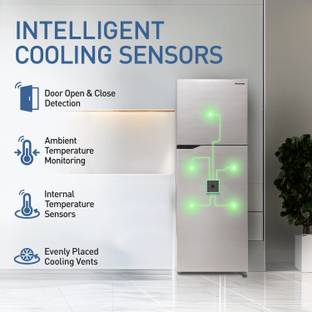 Panasonic 308 L Frost Free Double Door 3 Star Refrigerator  with 6-Stage Smart Inverter Jumbo Vegetabl...