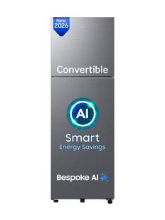Samsung 256 L Frost Free Double Door 3 Star Convertible Refrigerator with Convertible, Wifi Enabled, ...