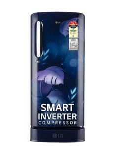 LG 185 L Direct Cool Single Door 5 Star Refrigerator with Base Drawer  with Smart Inverter Compressor,...