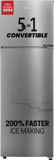 Haier 268 L Frost Free Double Door 2 Star Convertible Refrigerator  with Convertible 5 in 1Turbo Icing
